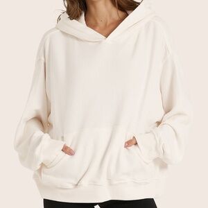 SET Active LIGHTWEIGHT SWEATS CLASSIC HOODIE - BLANC Size SBlanc / S